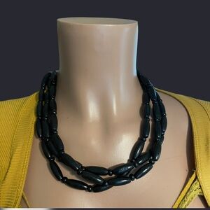 NWT CHLOE ACCESSORY Hand Made Multi-Layered beaded Necklace